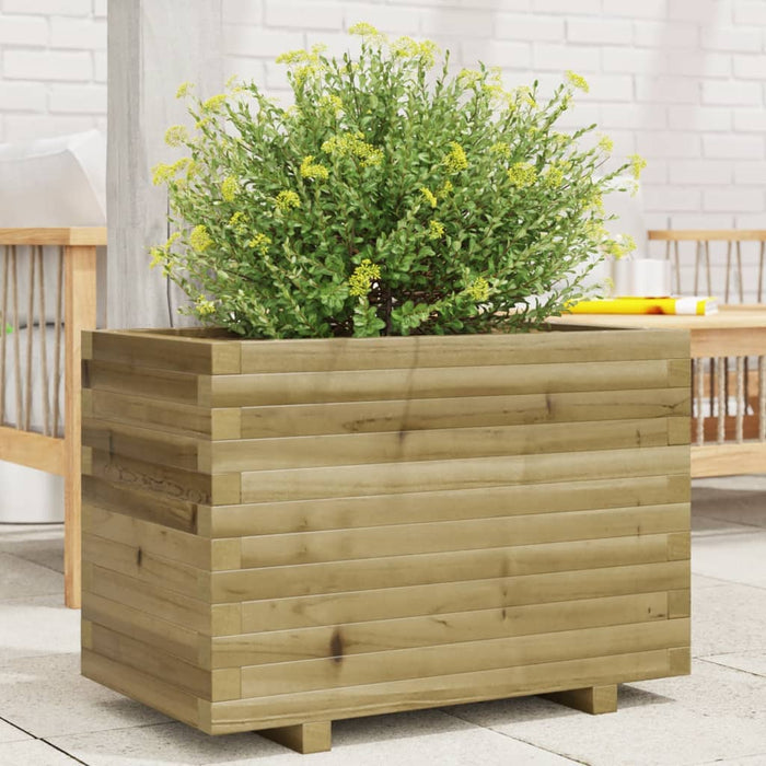 vidaXL Garden Planter 70x40x49.5 cm Impregnated Wood Pine