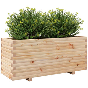 vidaXL Garden Planter 110x40x49.5 cm Solid Wood Pine