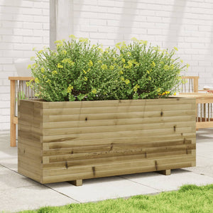 vidaXL Garden Planter 110x40x49.5 cm Impregnated Wood Pine