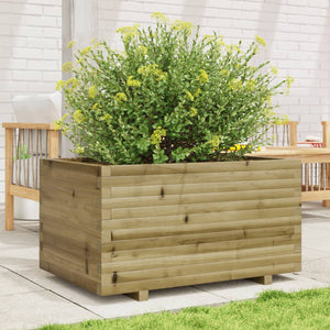 vidaXL Garden Planter 90x60x49.5 cm Impregnated Wood Pine