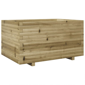 vidaXL Garden Planter 90x60x49.5 cm Impregnated Wood Pine