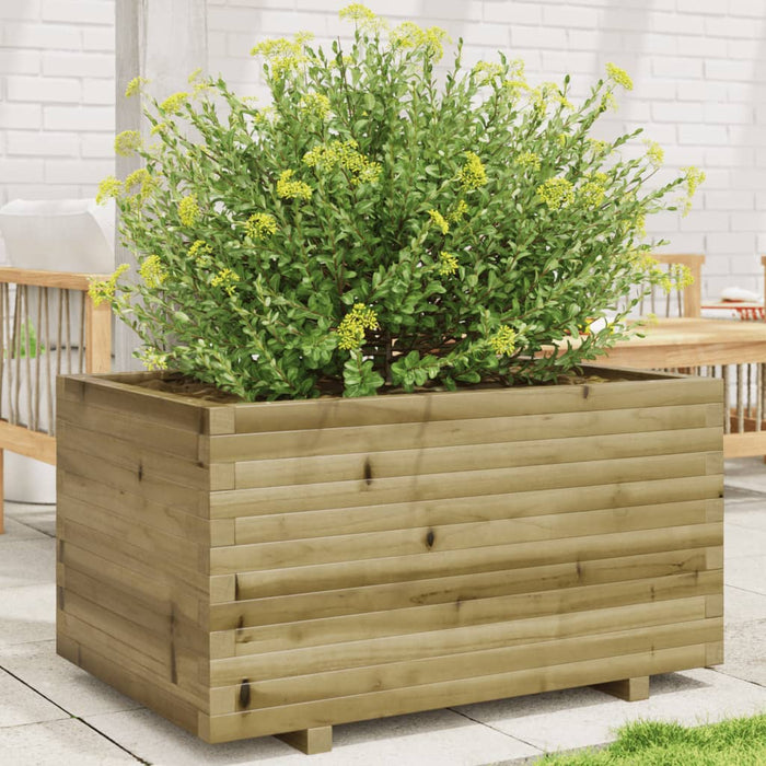 vidaXL Garden Planter 90x60x49.5 cm Impregnated Wood Pine