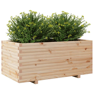 vidaXL Garden Planter 110x60x49.5 cm Solid Wood Pine