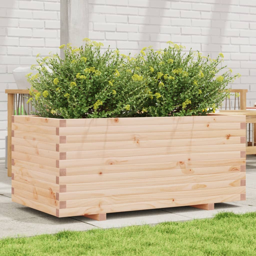 vidaXL Garden Planter 110x60x49.5 cm Solid Wood Pine