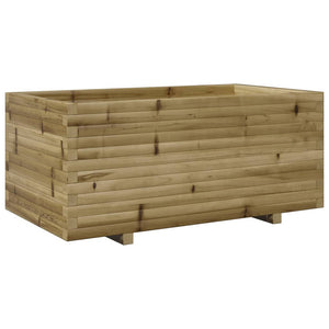 vidaXL Garden Planter 110x60x49.5 cm Impregnated Wood Pine