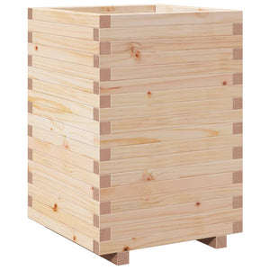 vidaXL Garden Planter 50x50x72.5 cm Solid Wood Pine