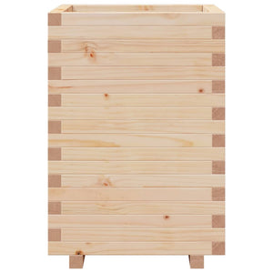 vidaXL Garden Planter 50x50x72.5 cm Solid Wood Pine