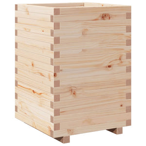 vidaXL Garden Planter 50x50x72.5 cm Solid Wood Pine