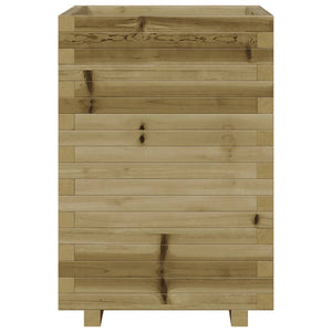 vidaXL Garden Planter 50x50x72.5 cm Impregnated Wood Pine