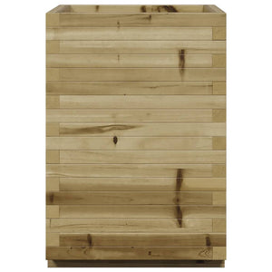 vidaXL Garden Planter 50x50x72.5 cm Impregnated Wood Pine