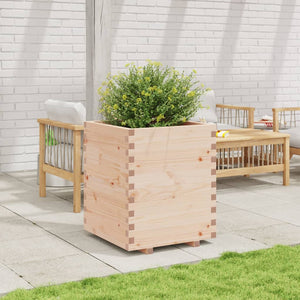 vidaXL Garden Planter 60x60x72.5 cm Solid Wood Pine