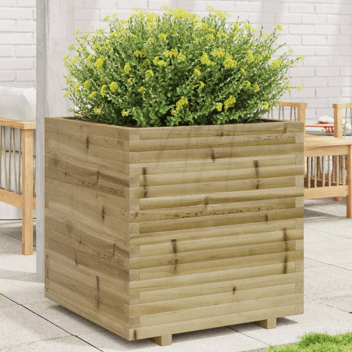 vidaXL Garden Planter 70x70x72.5 cm Impregnated Wood Pine