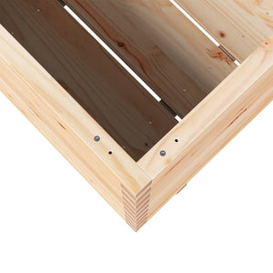 vidaXL Garden Planter 70x40x72.5 cm Solid Wood Pine