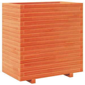 vidaXL Garden Planter Wax Brown 70x40x72.5 cm Solid Wood Pine