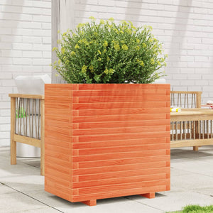 vidaXL Garden Planter Wax Brown 70x40x72.5 cm Solid Wood Pine