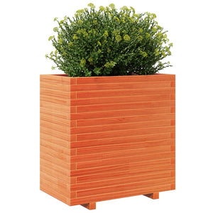 vidaXL Garden Planter Wax Brown 70x40x72.5 cm Solid Wood Pine