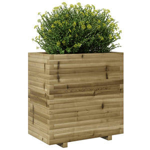 vidaXL Garden Planter 70x40x72.5 cm Impregnated Wood Pine