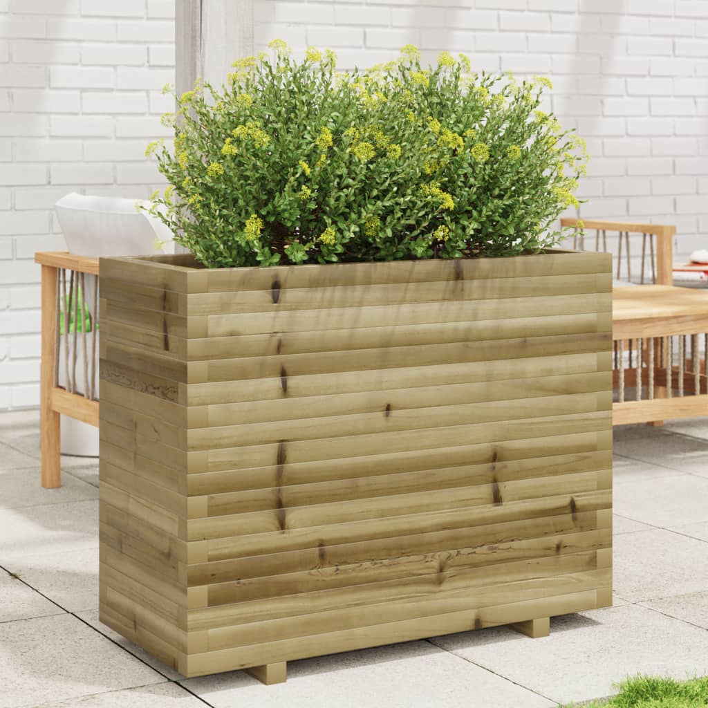 vidaXL Garden Planter 90x40x72.5 cm Impregnated Wood Pine