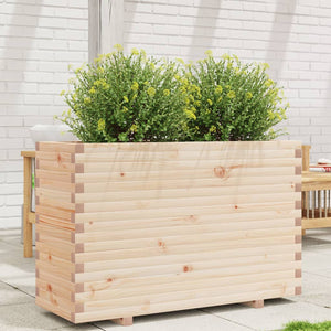 vidaXL Garden Planter 110x40x72.5 cm Solid Wood Pine