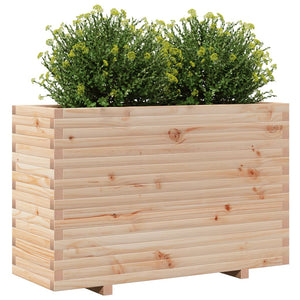 vidaXL Garden Planter 110x40x72.5 cm Solid Wood Pine