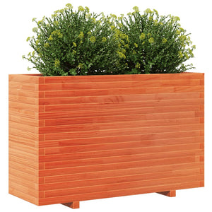 vidaXL Garden Planter Wax Brown 110x40x72.5 cm Solid Wood Pine