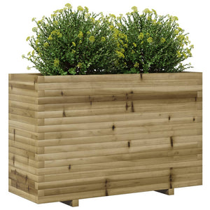 vidaXL Garden Planter 110x40x72.5 cm Impregnated Wood Pine