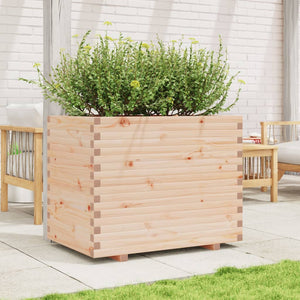 vidaXL Garden Planter 90x60x72.5 cm Solid Wood Pine