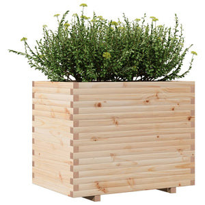 vidaXL Garden Planter 90x60x72.5 cm Solid Wood Pine