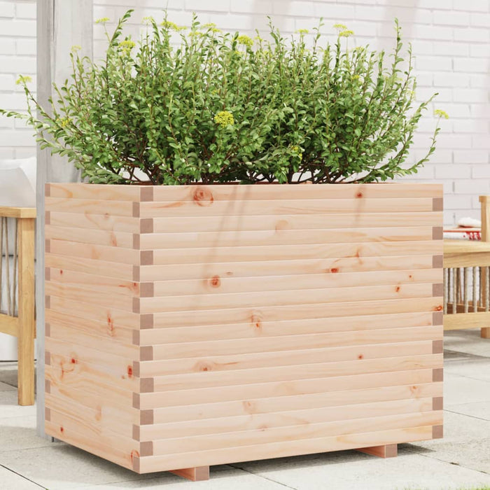 vidaXL Garden Planter 90x60x72.5 cm Solid Wood Pine