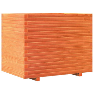 vidaXL Garden Planter Wax Brown 90x60x72.5 cm Solid Wood Pine