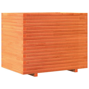 vidaXL Garden Planter Wax Brown 90x60x72.5 cm Solid Wood Pine