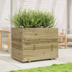 vidaXL Garden Planter 90x60x72.5 cm Impregnated Wood Pine