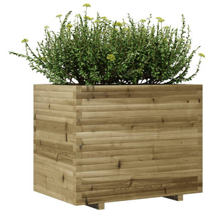 vidaXL Garden Planter 90x60x72.5 cm Impregnated Wood Pine