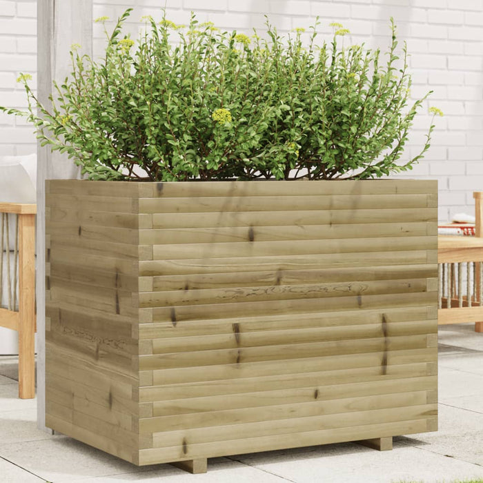 vidaXL Garden Planter 90x60x72.5 cm Impregnated Wood Pine