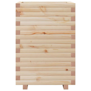 vidaXL Garden Planter 50x50x72 cm Solid Wood Pine