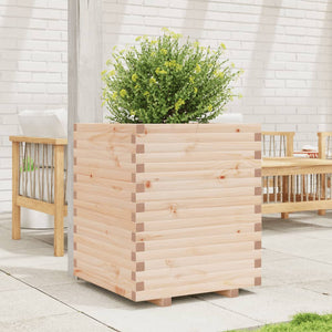 vidaXL Garden Planter 60x60x72 cm Solid Wood Pine