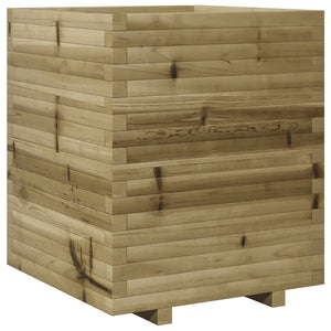 vidaXL Garden Planter 60x60x72 cm Impregnated Wood Pine