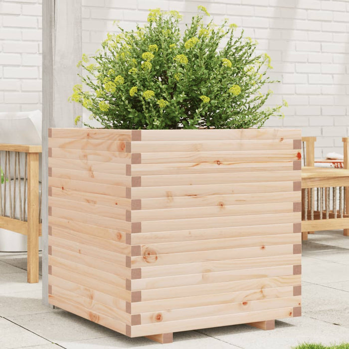 vidaXL Garden Planter 70x70x72 cm Solid Wood Pine