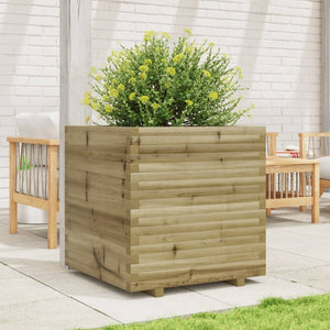 vidaXL Garden Planter 70x70x72 cm Impregnated Wood Pine