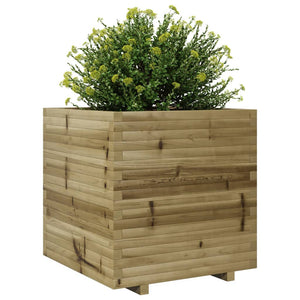 vidaXL Garden Planter 70x70x72 cm Impregnated Wood Pine