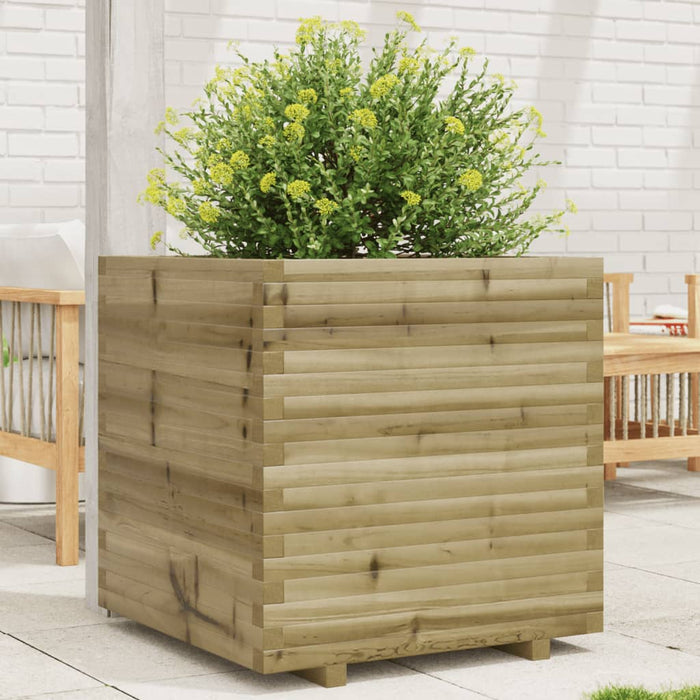 vidaXL Garden Planter 70x70x72 cm Impregnated Wood Pine