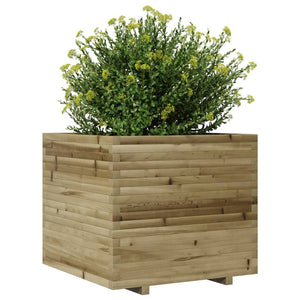 vidaXL Garden Planter 80x80x72 cm Impregnated Wood Pine