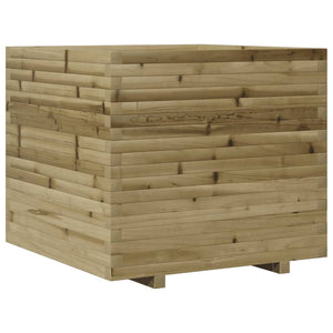 vidaXL Garden Planter 80x80x72 cm Impregnated Wood Pine