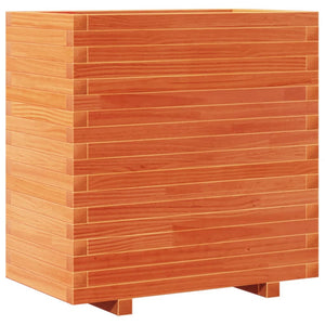 vidaXL Garden Planter Wax Brown 70x40x72 cm Solid Wood Pine