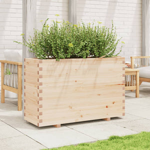 vidaXL Garden Planter 110x40x72 cm Solid Wood Pine