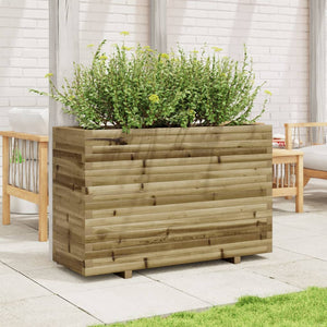 vidaXL Garden Planter 110x40x72 cm Impregnated Wood Pine