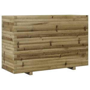 vidaXL Garden Planter 110x40x72 cm Impregnated Wood Pine