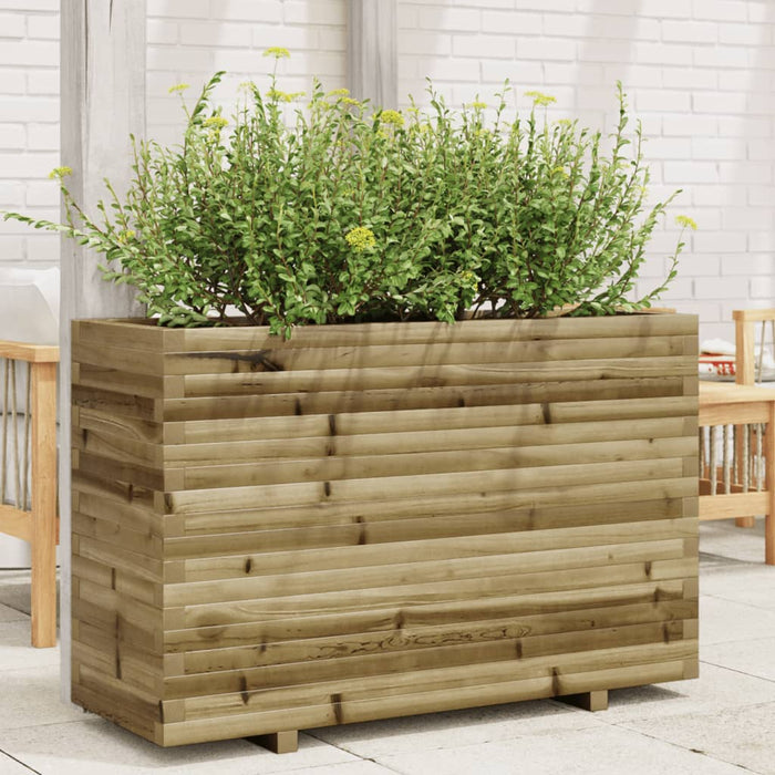 vidaXL Garden Planter 110x40x72 cm Impregnated Wood Pine