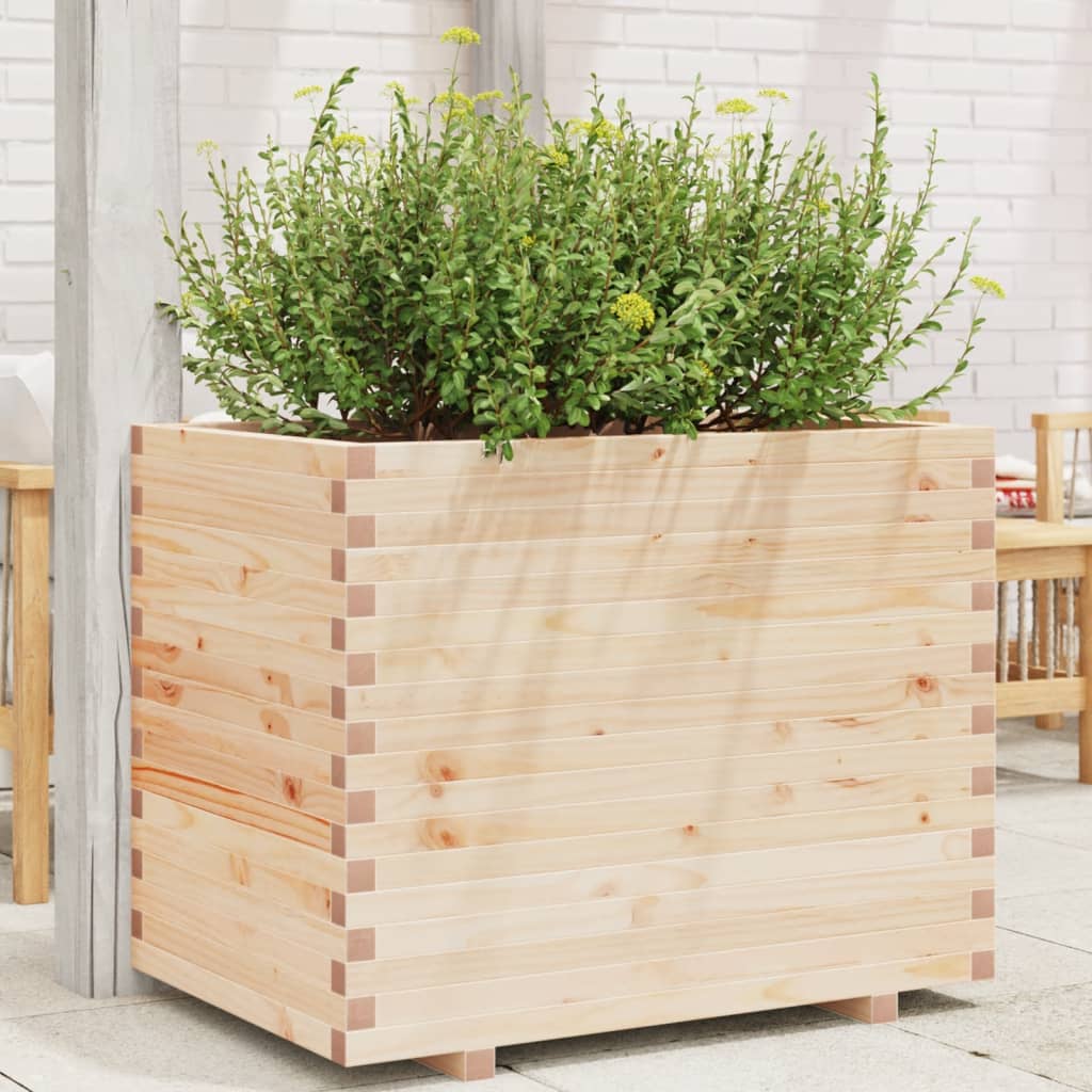 vidaXL Garden Planter 90x60x72 cm Solid Wood Pine