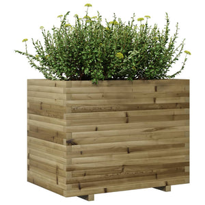 vidaXL Garden Planter 90x60x72 cm Impregnated Wood Pine